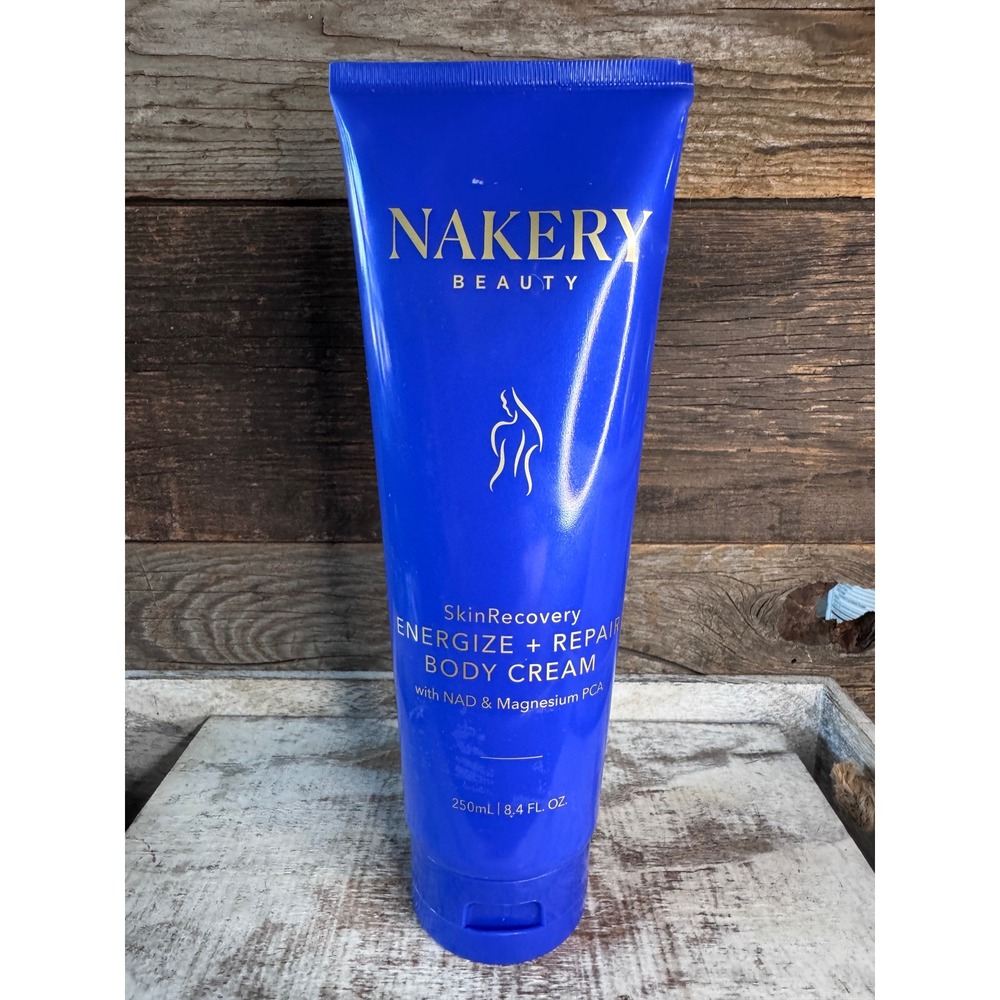 Nakery SkinRecovery Energize Body Cream | NAD + Magnesium PCA | 8.4oz | MSRP $34
